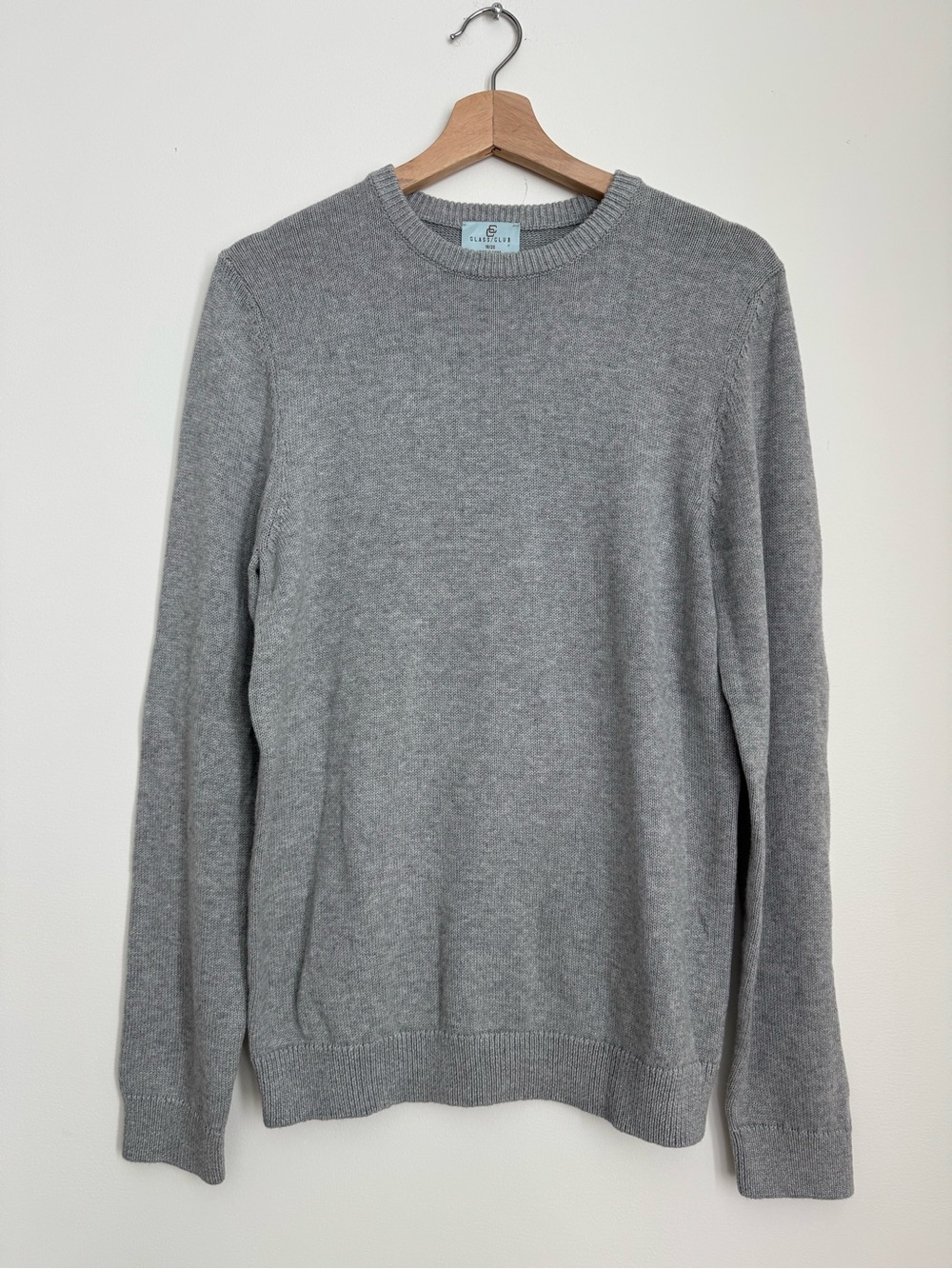 Men's Classic Crewneck Sweater in Heather Gray